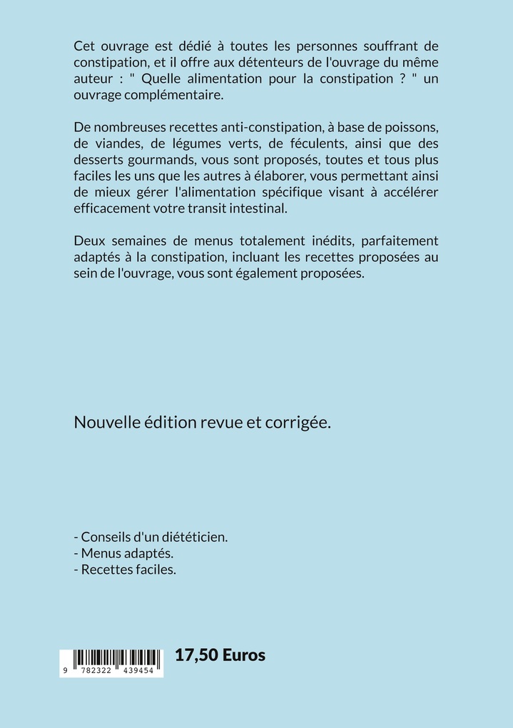 Weitere Ansicht: Mes recettes faciles anti-constipation. | Cédric Menard