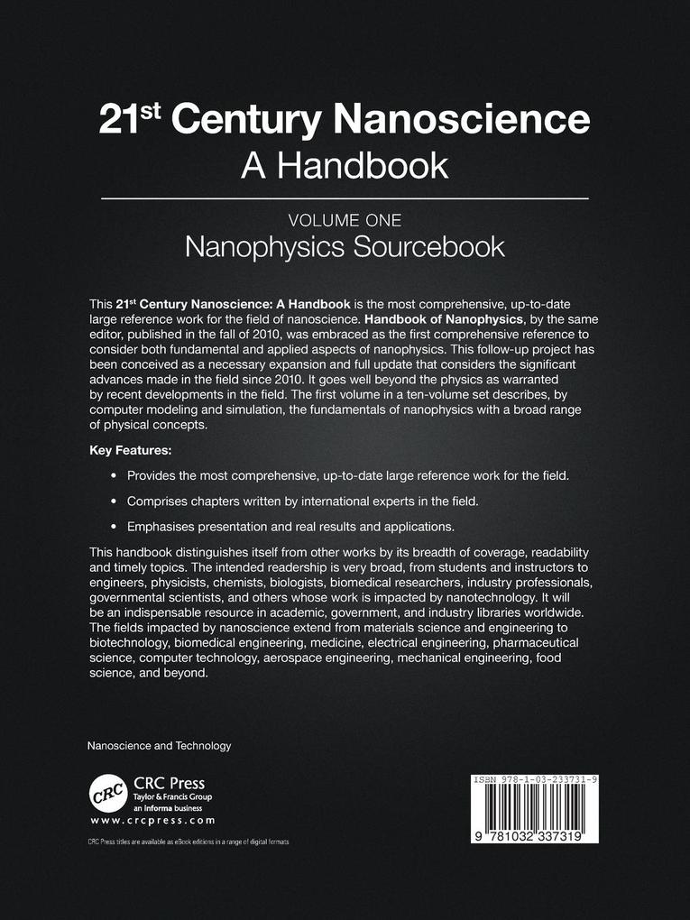Weitere Ansicht: 21st Century Nanoscience - A Handbook