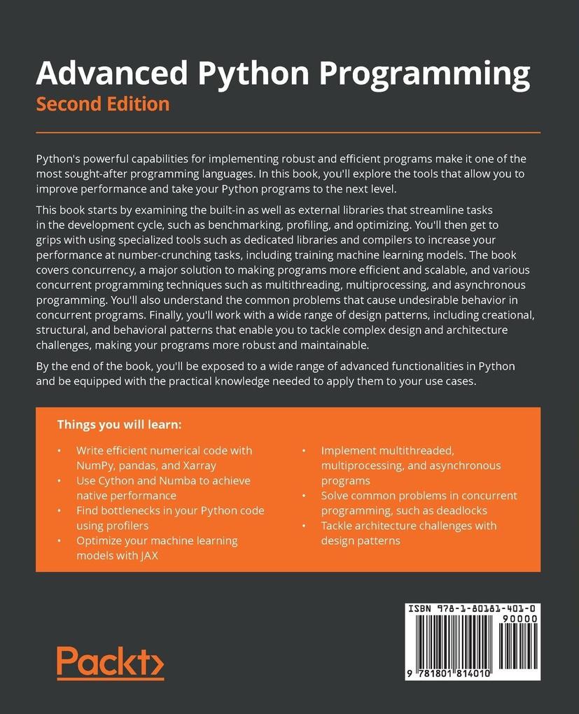 Weitere Ansicht: Advanced Python Programming - Second Edition | Quan Nguyen