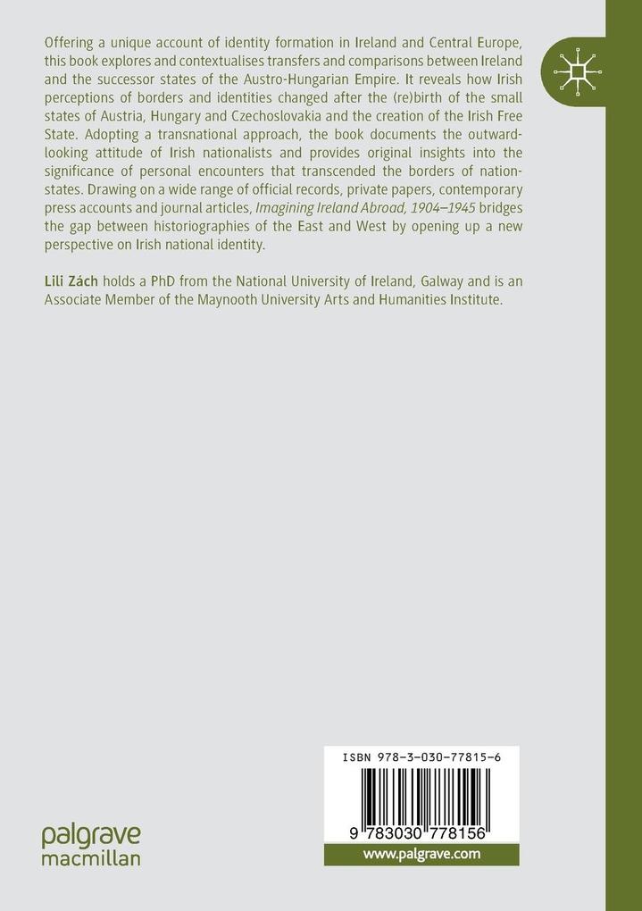 Weitere Ansicht: Imagining Ireland Abroad, 1904-1945 | Lili Zách