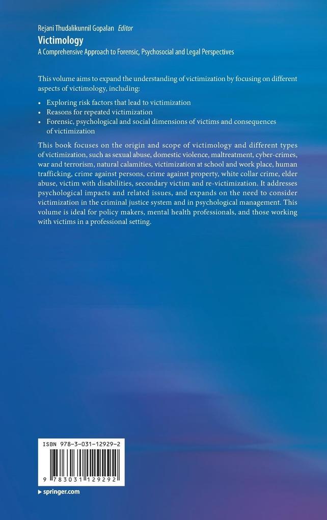 Weitere Ansicht: Victimology