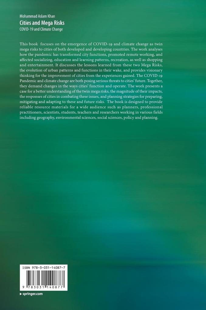 Weitere Ansicht: Cities and Mega Risks | Mohammad Aslam Khan