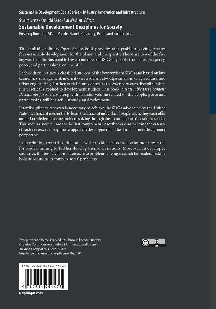 Weitere Ansicht: Sustainable Development Disciplines for Society