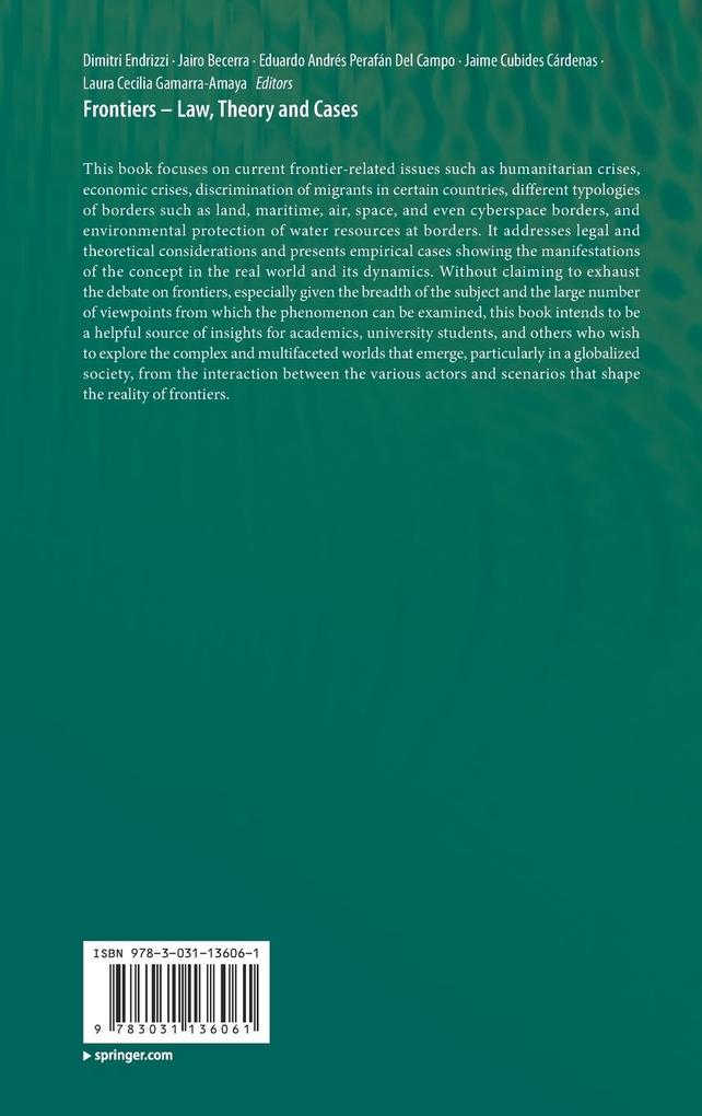 Weitere Ansicht: Frontiers - Law, Theory and Cases