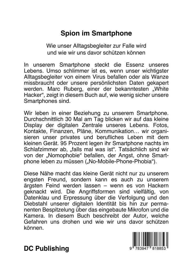 Weitere Ansicht: Spion im Smartphone | Marc Ruberg