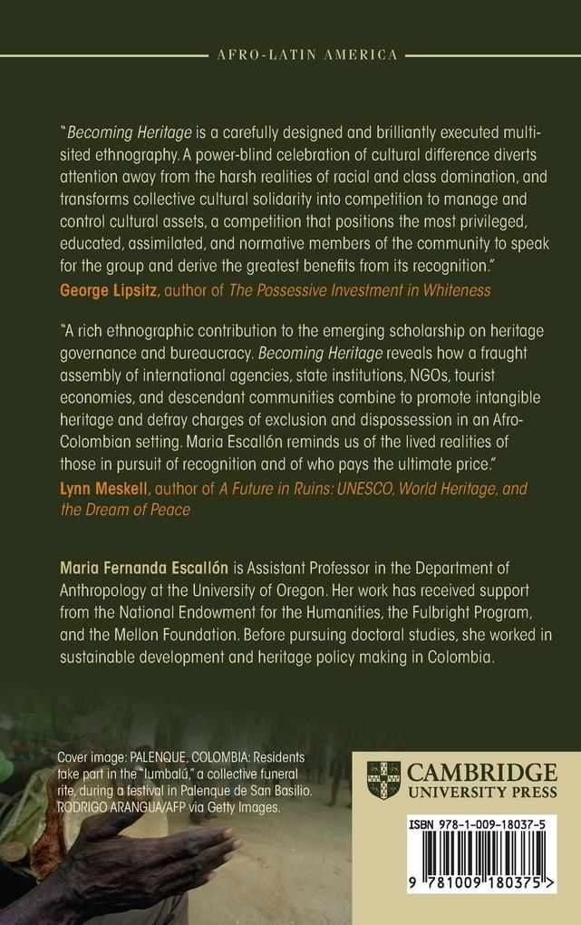 Weitere Ansicht: Becoming Heritage | Maria Fernanda Escallón