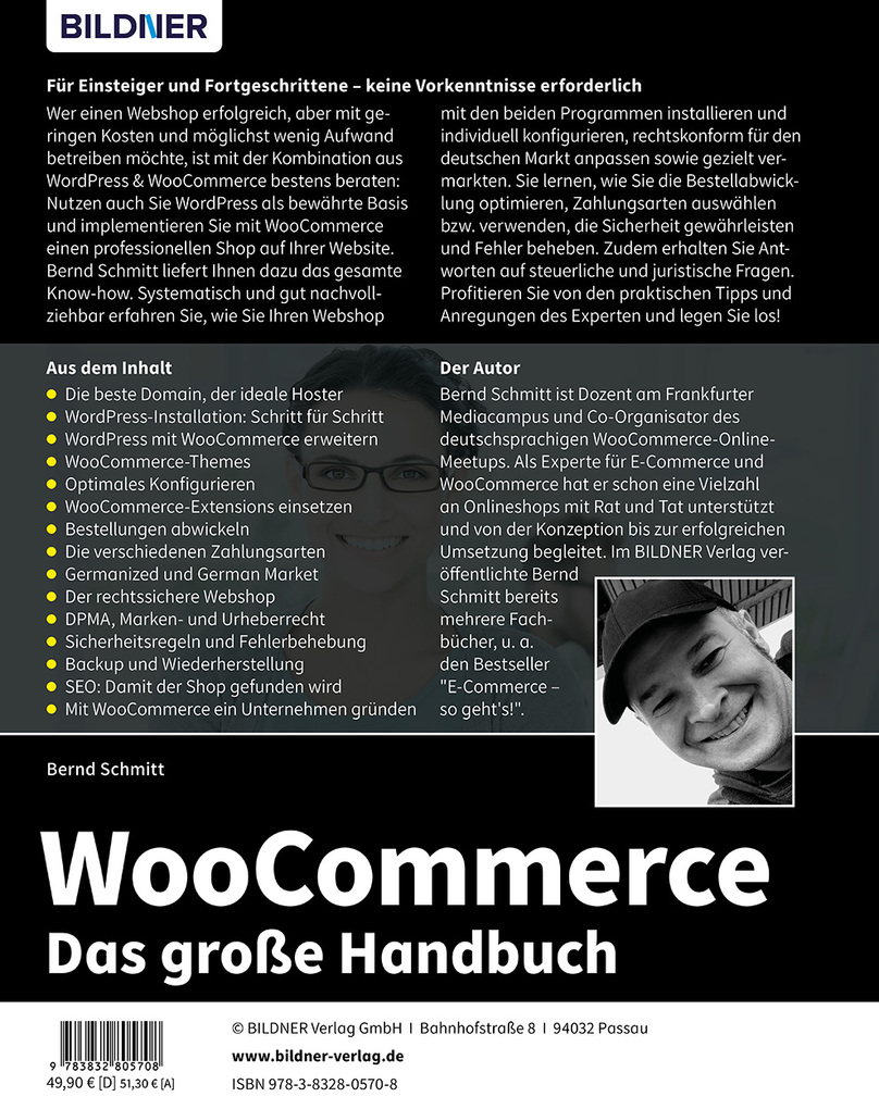 Weitere Ansicht: WooCommerce - Das große Handbuch | Schmitt Bernd