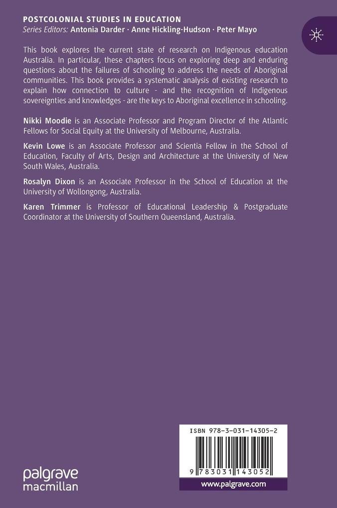 Weitere Ansicht: Assessing the Evidence in Indigenous Education Research
