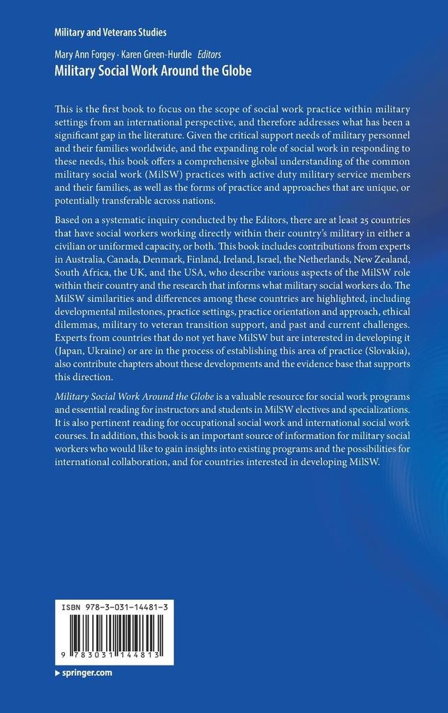 Weitere Ansicht: Military Social Work Around the Globe