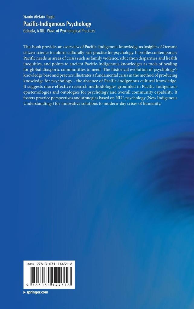 Weitere Ansicht: Pacific-Indigenous Psychology | Siautu Alefaio-Tugia