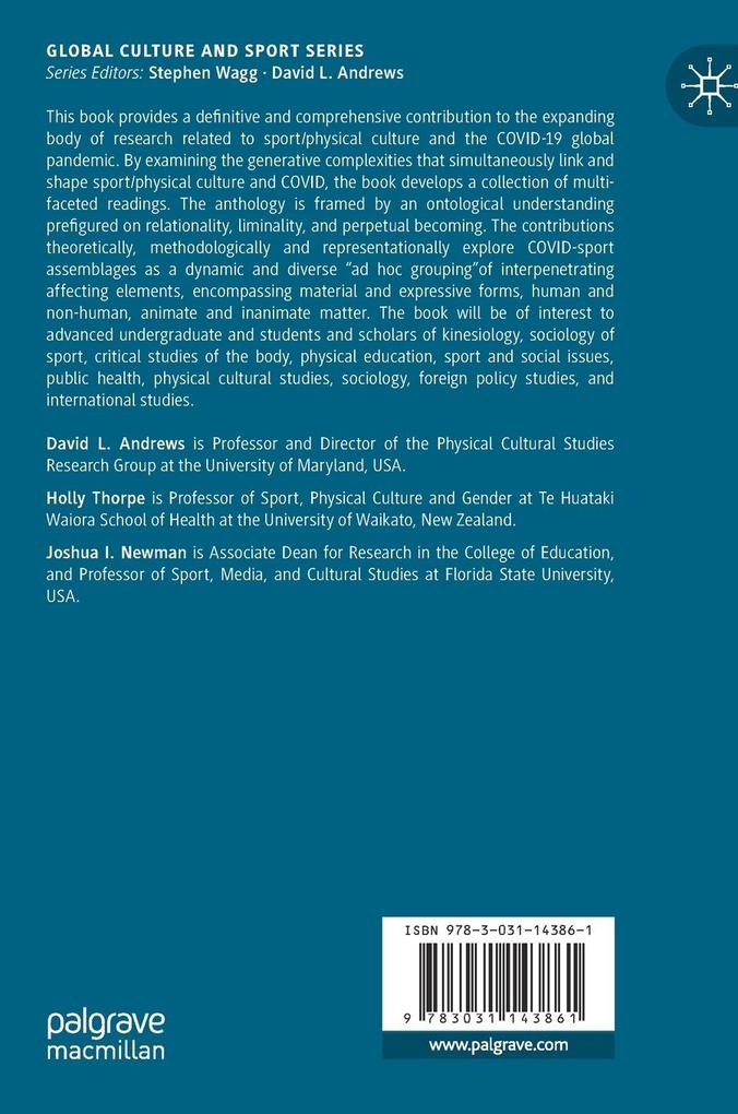 Weitere Ansicht: Sport and Physical Culture in Global Pandemic Times