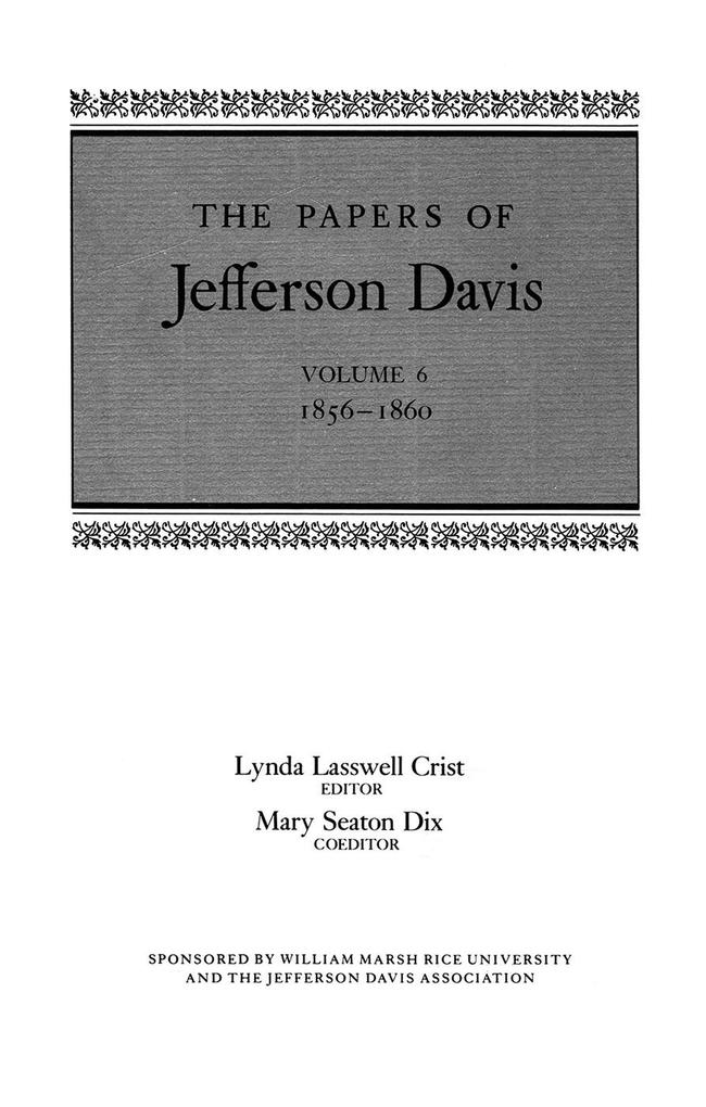 Produktbild: The Papers of Jefferson Davis | Jefferson Davis