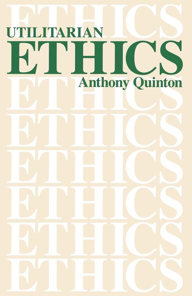 Utilitarian Ethics als Taschenbuch