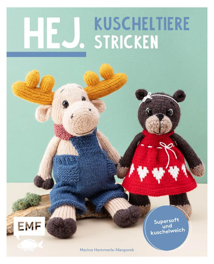 Produktbild: Hej. Kuscheltiere stricken | Marina Hammerle-Niesporek