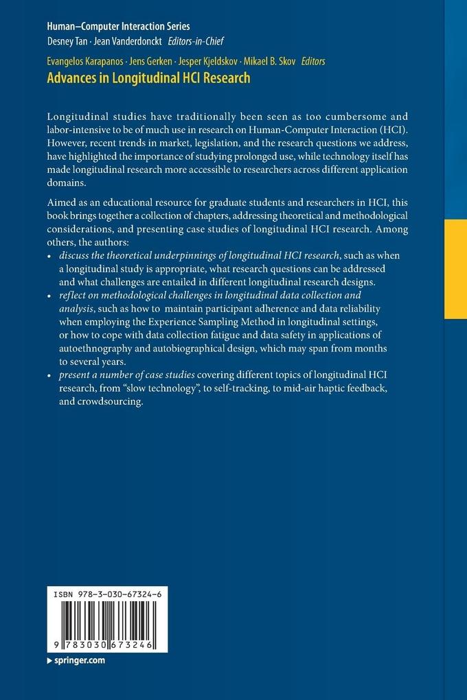 Weitere Ansicht: Advances in Longitudinal HCI Research