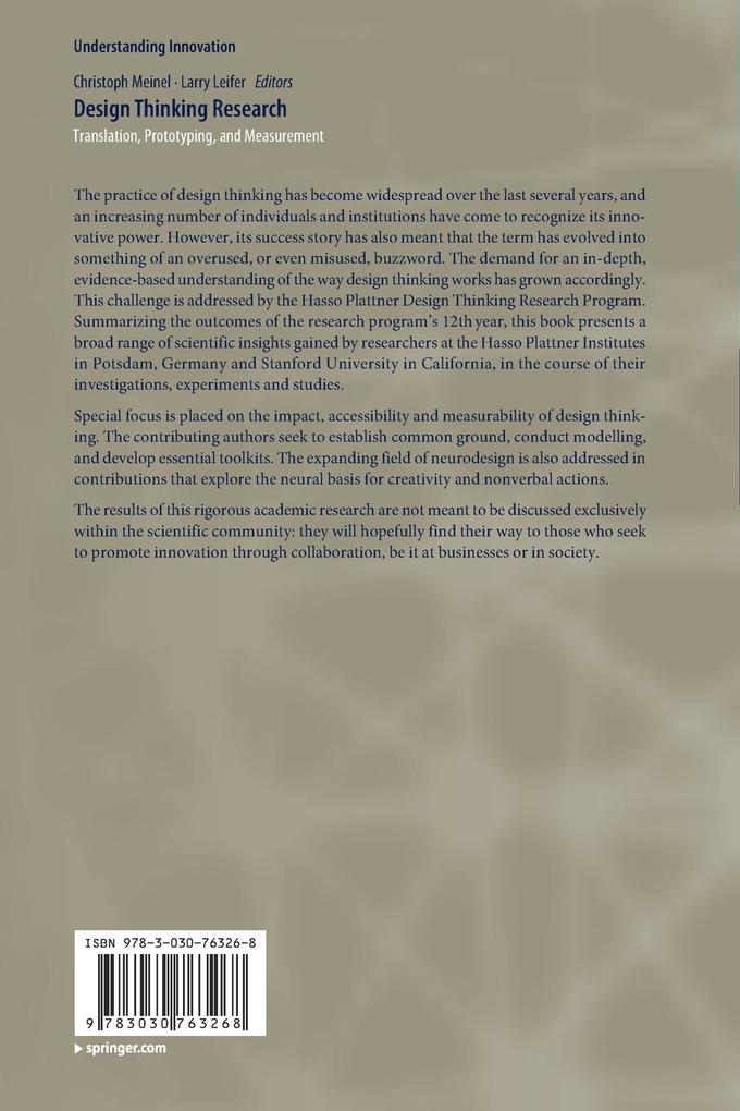 Weitere Ansicht: Design Thinking Research