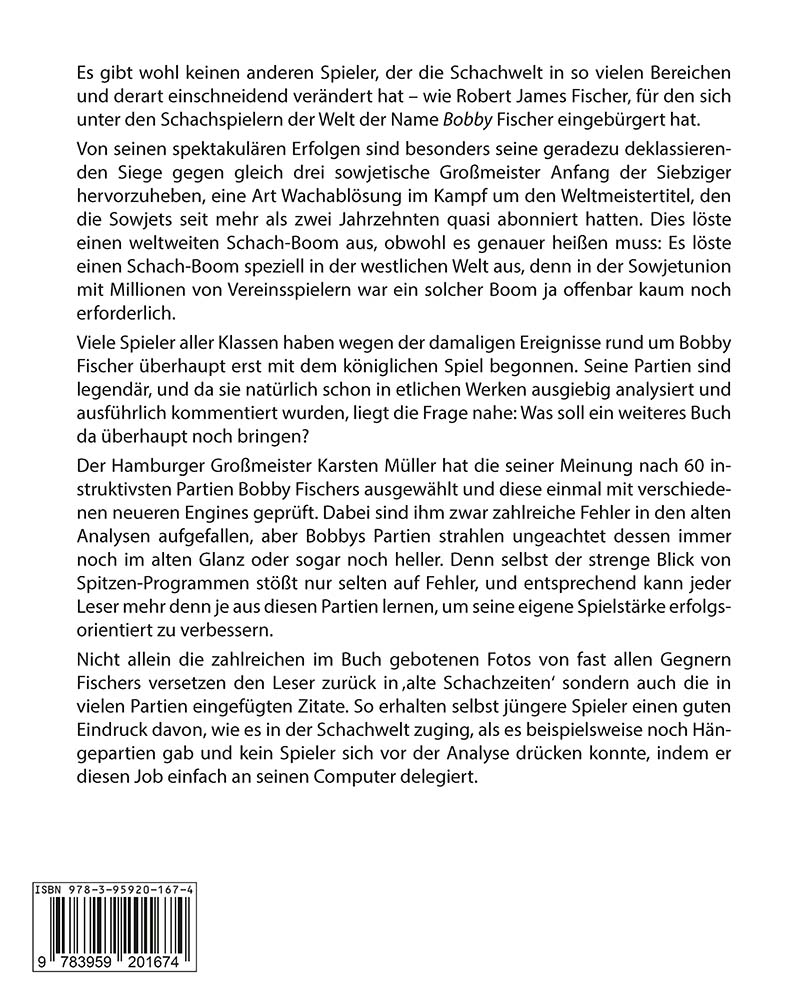 Weitere Ansicht: Bobby Fischer 60 beste Partien | Karsten Müller