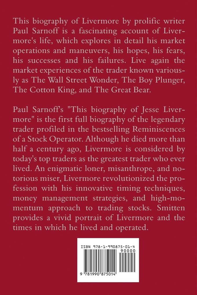 Weitere Ansicht: Jesse Livermore Speculator King | Paul Sarnoff