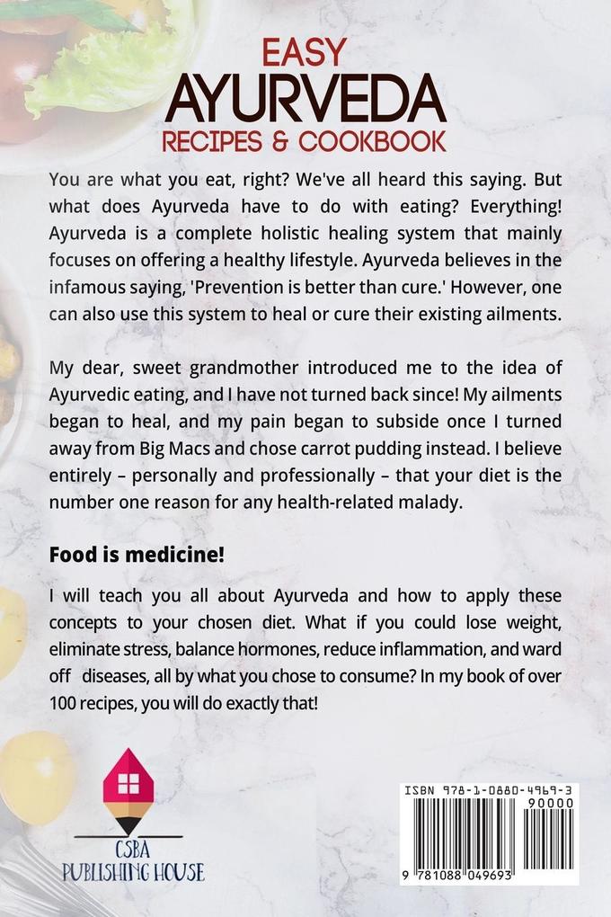Weitere Ansicht: Easy Ayurveda Recipes & Cookbook | Lakshmi Vemuri