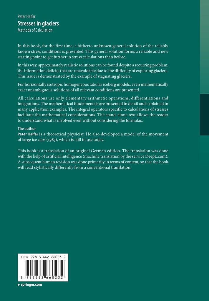 Weitere Ansicht: Stresses in glaciers | Peter Halfar
