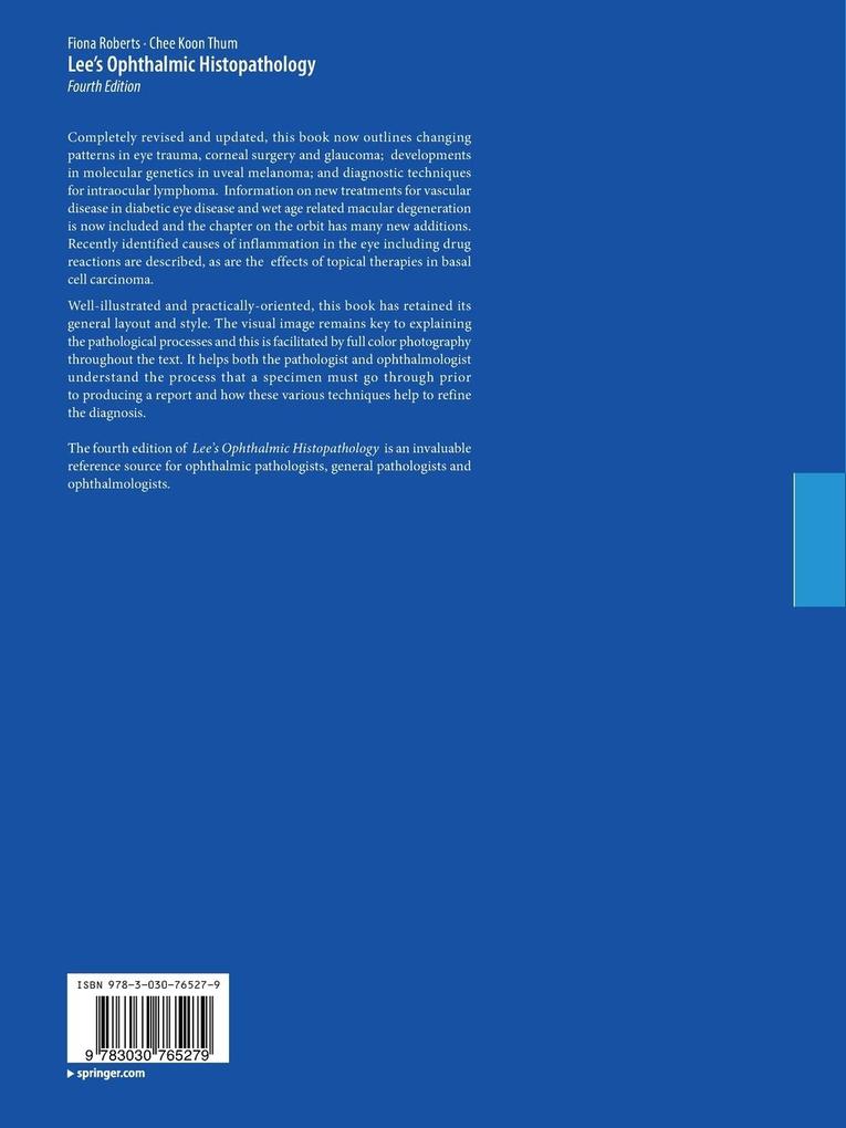 Weitere Ansicht: Lee's Ophthalmic Histopathology | Fiona Roberts, Chee Koon Thum