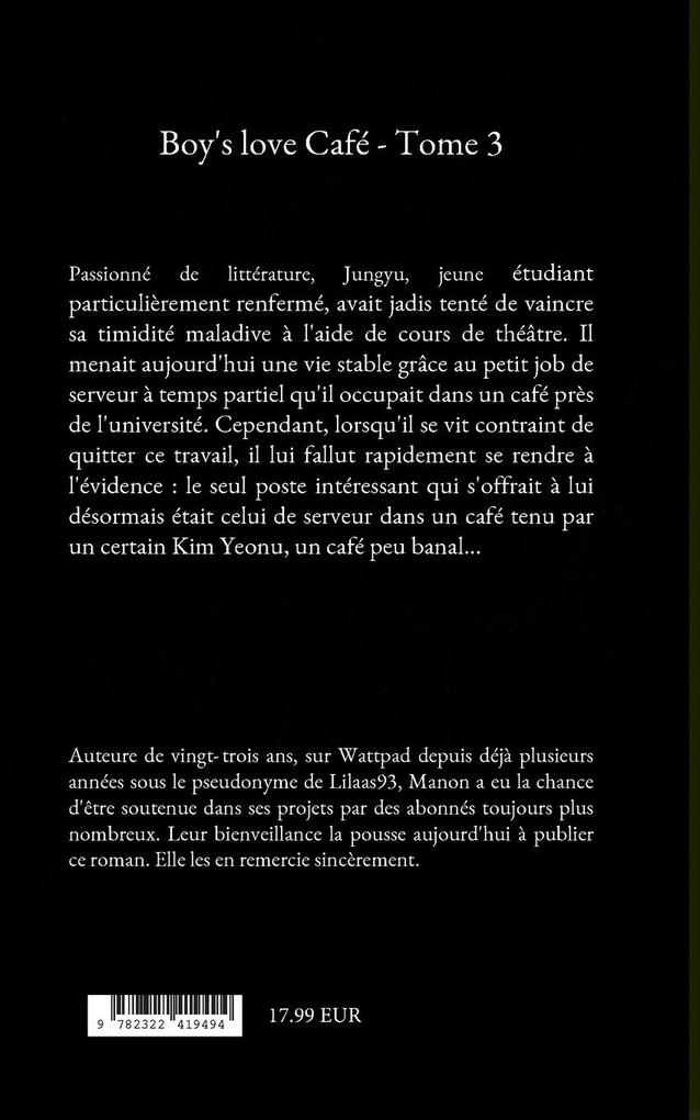 Weitere Ansicht: Boy's love Café 3 | Manon Lilaas