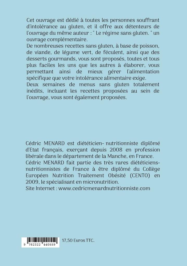 Weitere Ansicht: Mes recettes faciles sans gluten. | Cédric Menard