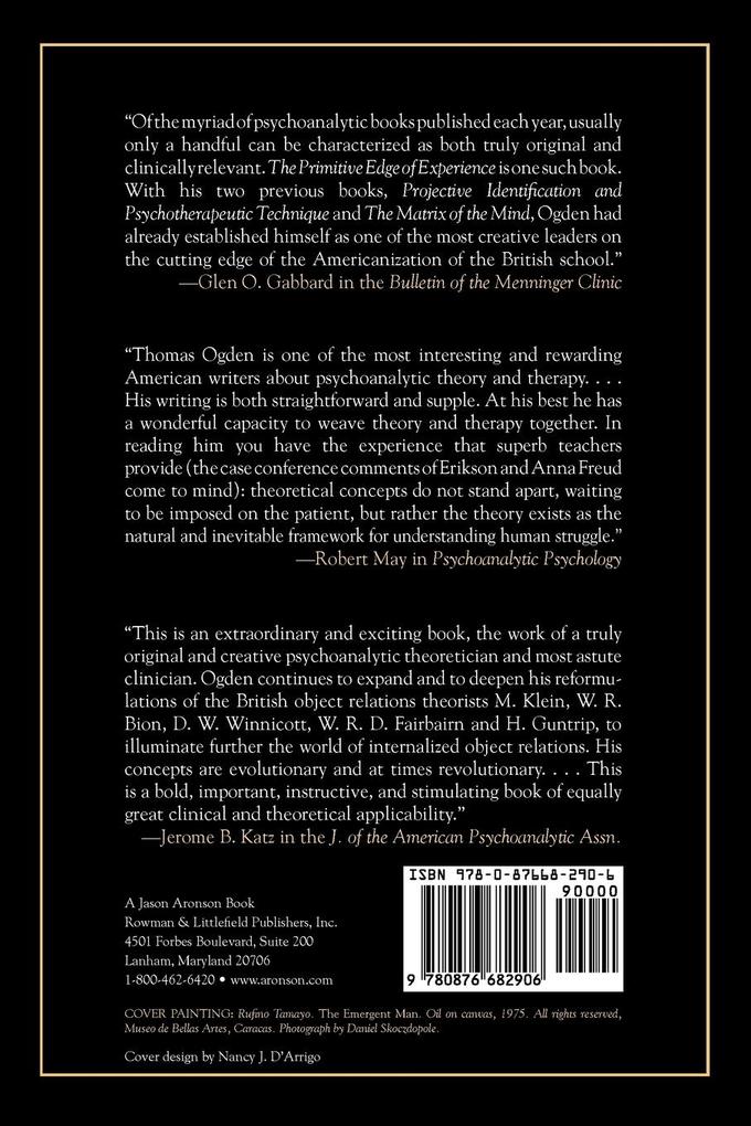 Weitere Ansicht: Primitive Edge of Experience | Thomas H. Ogden