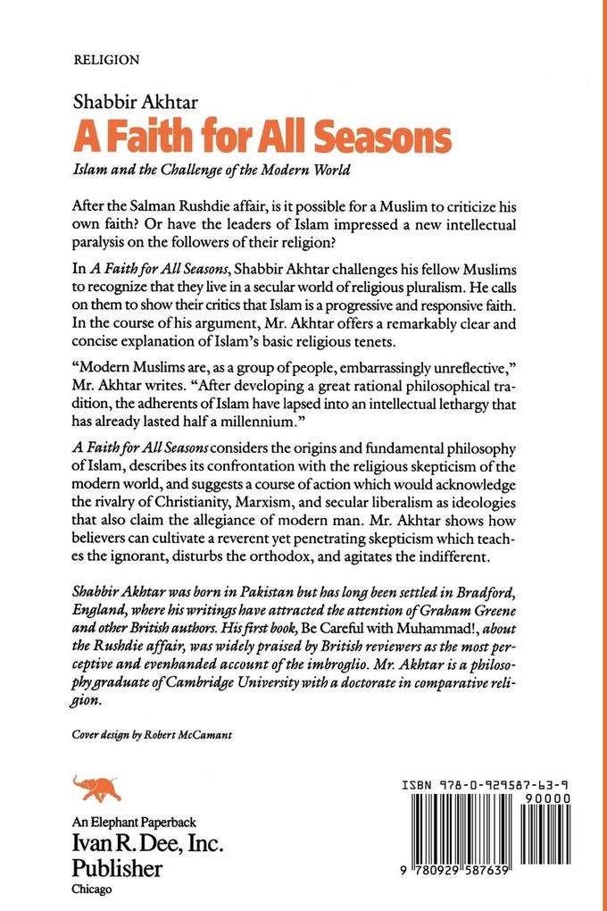 Weitere Ansicht: Faith for All Seasons | Shabbir Akhtar