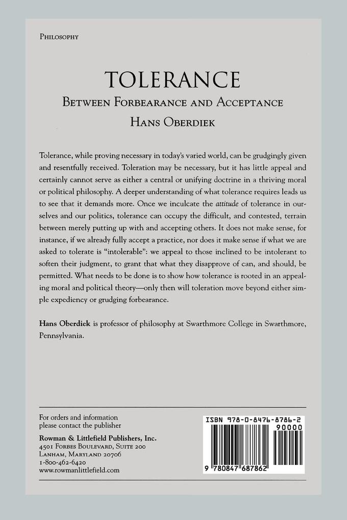 Weitere Ansicht: Tolerance | Hans Oberdiek