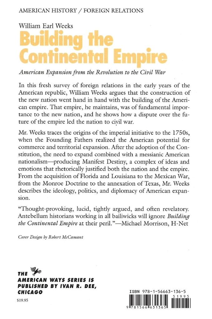 Weitere Ansicht: Building the Continental Empire | William Earl Weeks