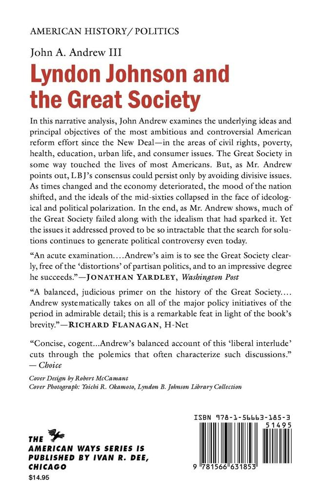 Weitere Ansicht: Lyndon Johnson and the Great Society | John A. Andrew