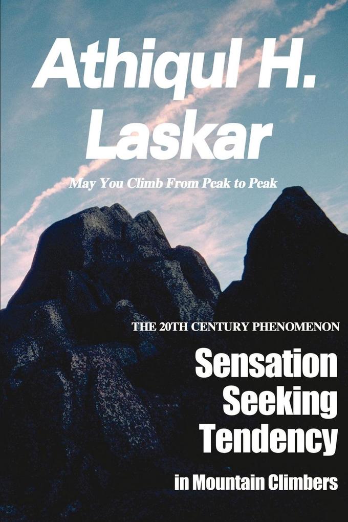 Sensation-Seeking Tendency in Mountain Climbers als Taschenbuch