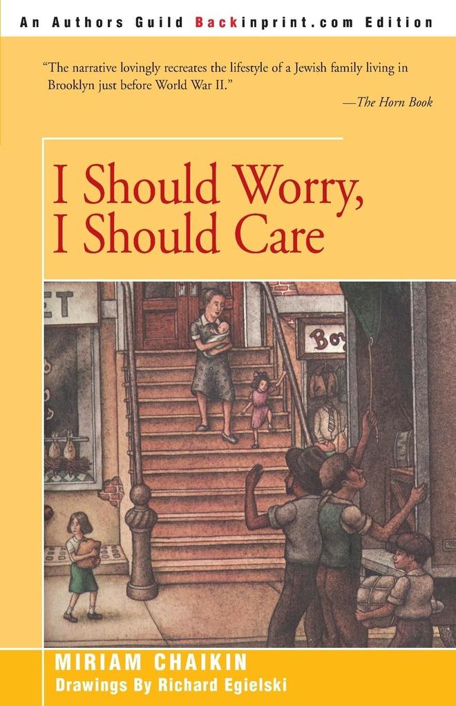 I Should Worry, I Should Care als Taschenbuch