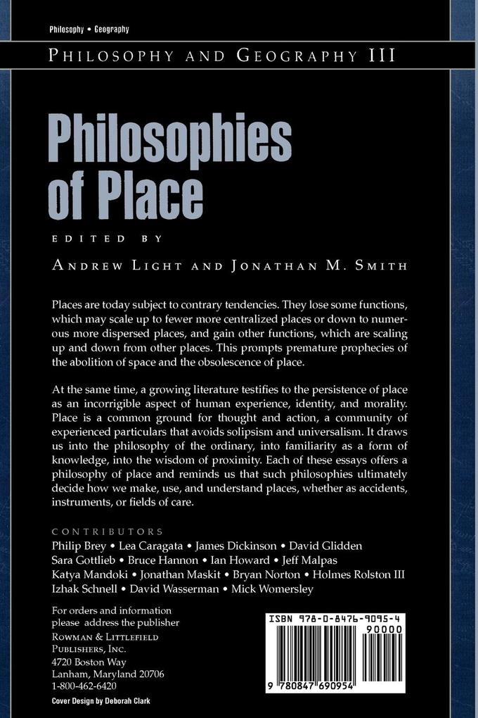 Weitere Ansicht: Philosophy and Geography III