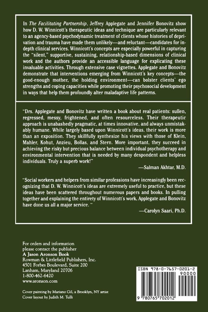 Weitere Ansicht: Facilitating Partnership | Jeffrey S. Applegate, Jennifer M. Bonovitz