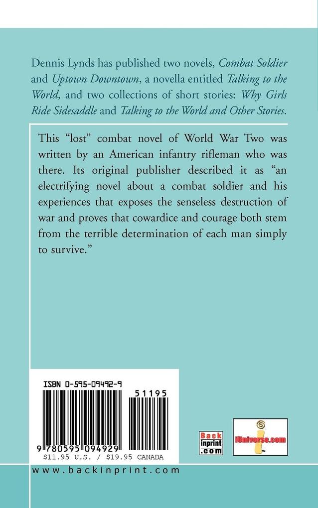 Weitere Ansicht: Combat Soldier | Dennis Lynds