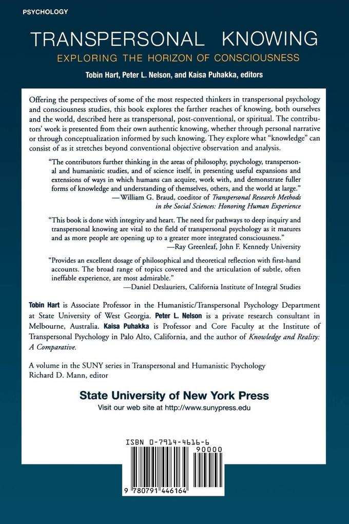 Weitere Ansicht: Transpersonal Knowing