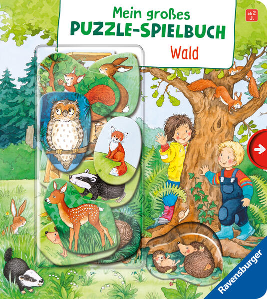 Produktbild: Mein großes Puzzle-Spielbuch - Wald | Mila Rulff