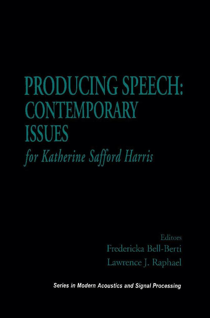 Produktbild: Producing Speech: Contemporary Issues