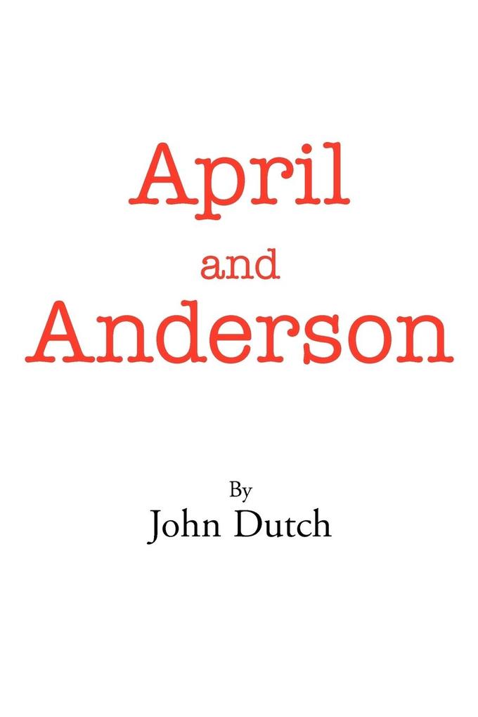 April and Anderson als Taschenbuch