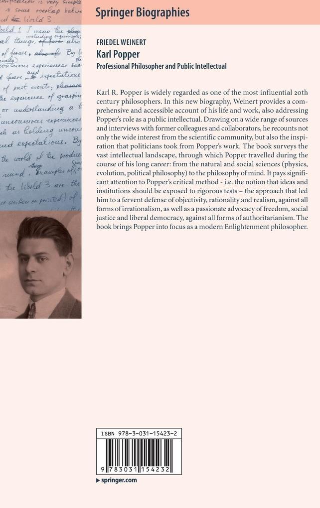 Weitere Ansicht: Karl Popper | Friedel Weinert