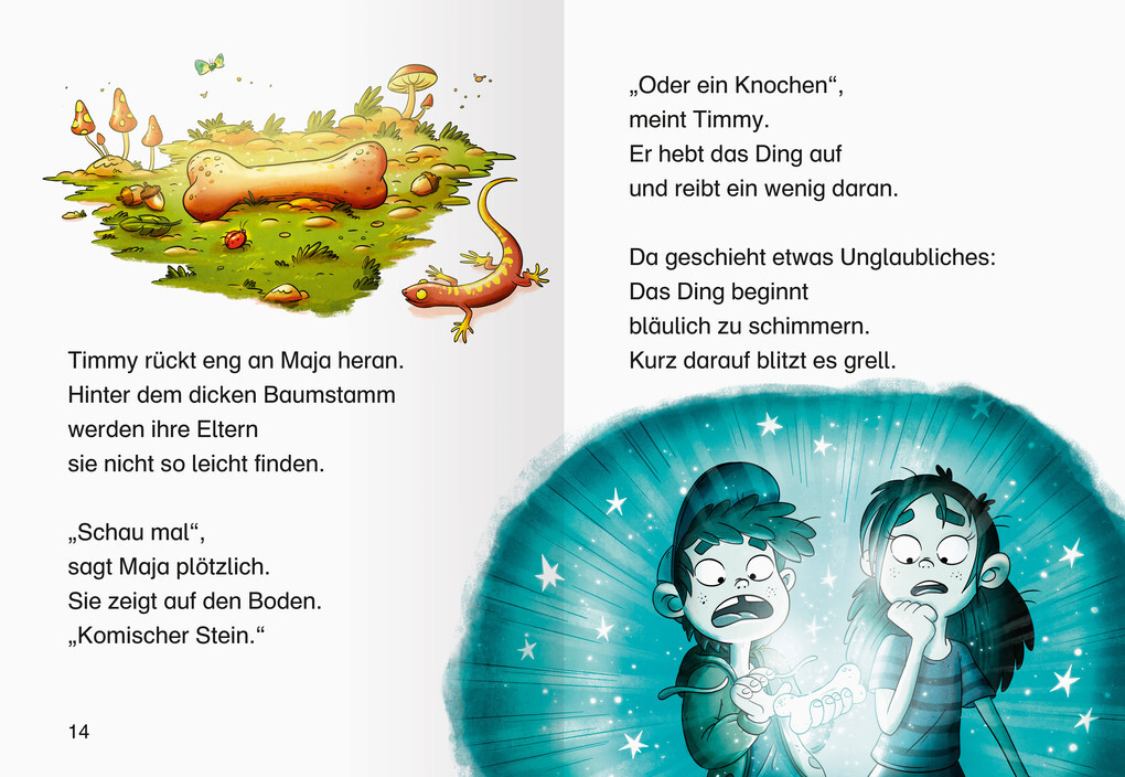Weitere Ansicht: Leserabe - Sonderausgaben - Rabenstarke Dinogeschichten für Erstleser | Martin Klein, Leopé