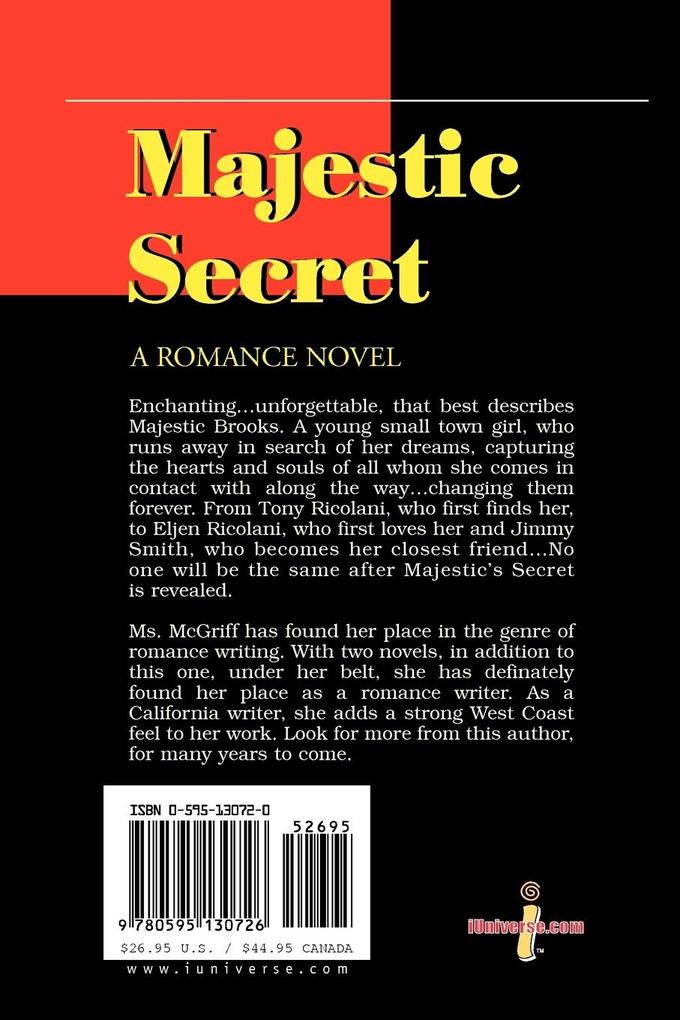 Weitere Ansicht: Majestic Secret | Michelle McGriff
