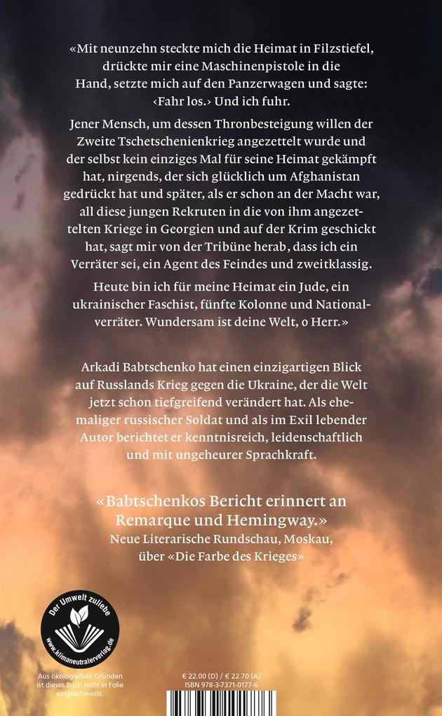 Weitere Ansicht: Im Rausch | Arkadi Babtschenko