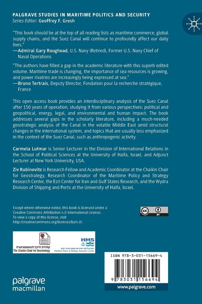 Weitere Ansicht: The Suez Canal: Past Lessons and Future Challenges