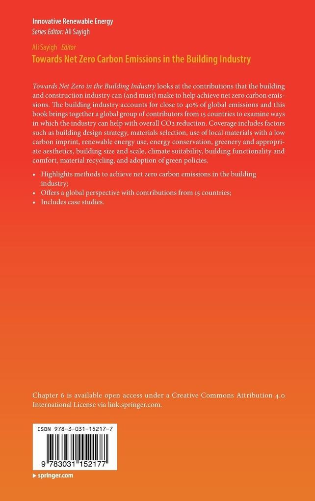 Weitere Ansicht: Towards Net Zero Carbon Emissions in the Building Industry