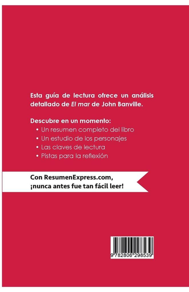 Weitere Ansicht: El mar de John Banville (Guía de lectura) | Resumenexpress
