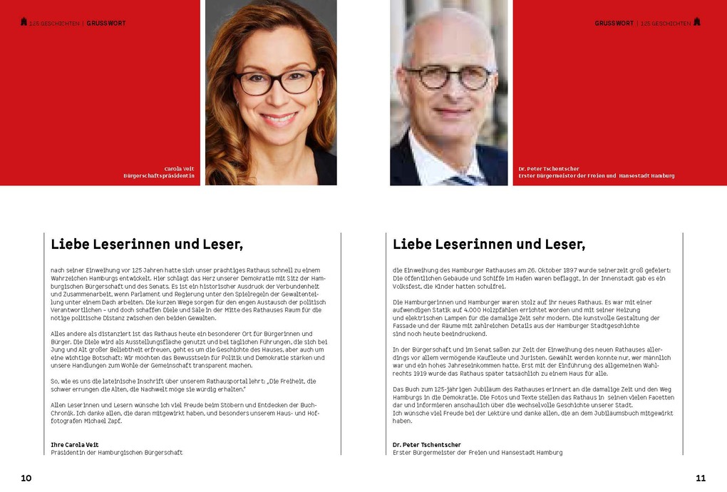 Weitere Ansicht: Das Hamburger Rathaus | Rita Bake, Michael Zapf
