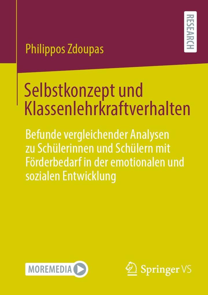 Produktbild: Selbstkonzept und Klassenlehrkraftverhalten | Philippos Zdoupas